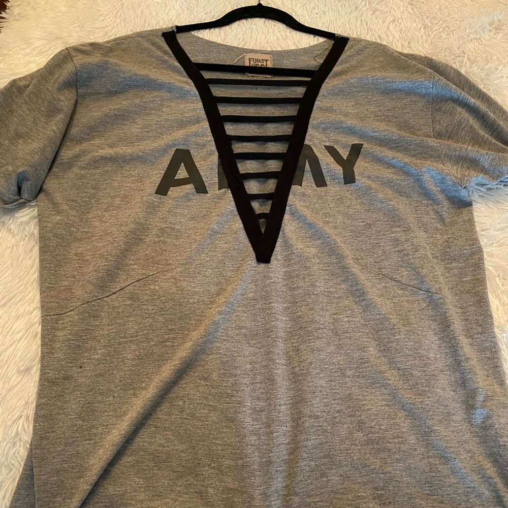 Grey oversized t-shirt